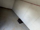 a room that has a heater on the wall