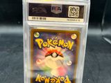 a close up of a pokemon card on a table