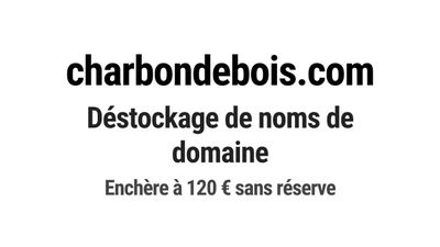 Nom de domaine charbondebois.com.