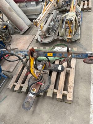 a lot of tools that are sitting on a pallet