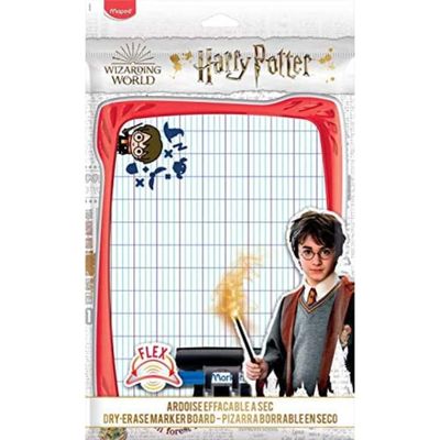 MAPED - Ardoise effaçable à sec - Double face Harry Potter -…