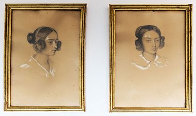 École FRANCAISE du XXe siècle "Portrait de jeune femme"