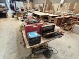 a room with a lot of tools and equipment in it