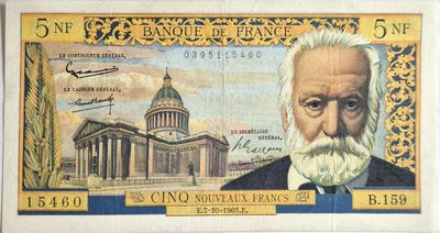 5 NF Victor Hugo 7/10/1965, SUP+