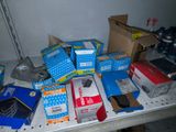 a lot of boxes that are on a table
