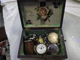 une boîte contenant un tas d'objets différents
