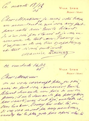 a handwritten letter from the president of the united states