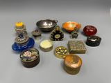 a lot of different items that are sitting on a table