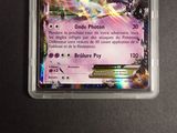 a close up of a card in a plastic container