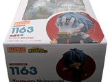 a box with a figure in it on a white background