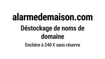 Nom de domaine alarmedemaison.com.
