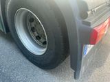a close up of the rear end of a truck