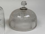 a glass jar with a lid and a glass container with a lid