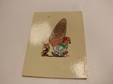 a picture of a card with a picture of a squirrel and a mouse on it