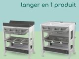 a picture of a baby changing table and a baby changing table
