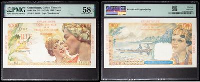 three different bank notes with a picture of a woman and a man on them