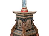 a vase that is sitting on top of a table