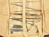 a lot of tools in the case on the table