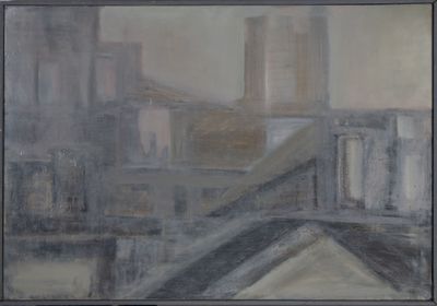 Hervé THIBAULT (né en 1944) Toits à New York - Photo 1