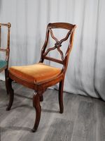 Paire de chaises en acajou le dossier à croisillon, Epoque L… (photo 2)