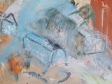 a picture of a painting on the wall of a room