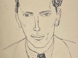 dessin représentant un homme en costume et cravate