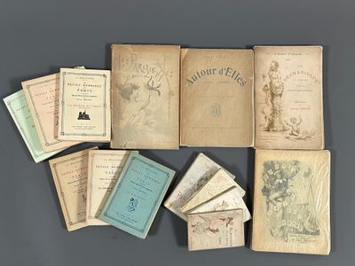 Henri BOUTET (1851-1919). Ensemble de livres illustrés, broc…