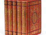 les livres sont alignés sur une surface blanche