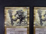 a picture of two cards that are on a table