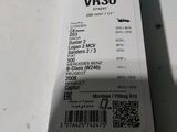 a close up of the back of a white box with a sticker on it