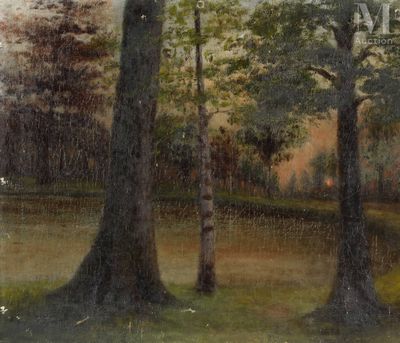 VAN BEGIN (XXe siècle) Chemin des étangs