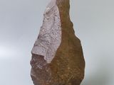 a large rock that is sitting on a stand