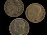 trois souverains d'argent britanniques, dont l'un est un souverain et l'autre est un souverain