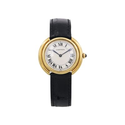 a close up of a wrist watch with roman numerals on it
