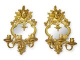 paire d'appliques murales de style Louis XVI