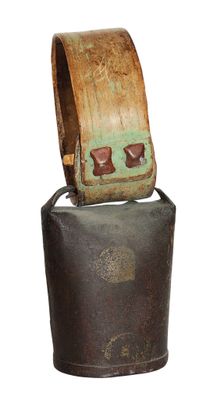 SONNAILLE POUR CHEVRE en métal battant en os, collie… - Photo 1