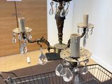 an image of a chandelier in a store
