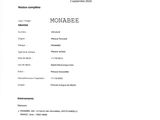 a document with a picture of a man in a suit and tie