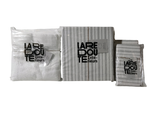 trois sachets de glace empilés les uns sur les autres