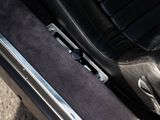 a close up of a car door handle with a suitcase in it