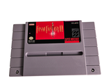 a nintendo game that is sitting on a white surface