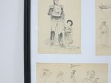 a picture of a drawing of a man and a woman