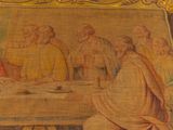 a picture of a painting of the last supper of jesus