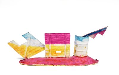 une photo d'une feuille de papier sur laquelle figure un bâtiment