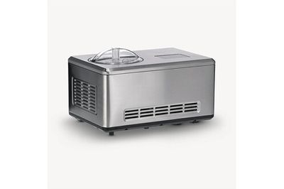 une image représentant une petite machine à glaces sur fond blanc