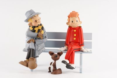 Figurine Spirou Les Mains Dans Les Poches - Leblon Delienne - Occasion Comme Neuve