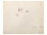 an envelope with a drawing of a man and a woman on it