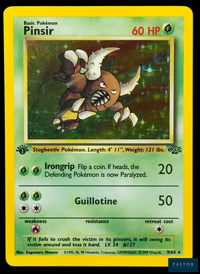 un gros plan d'une carte Pokémon représentant une chèvre
