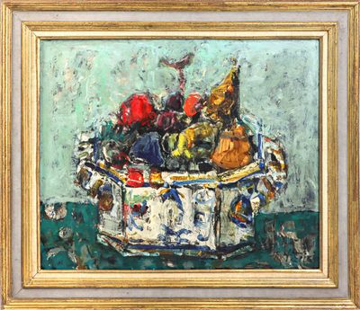 Paul AIZPIRI (1919-2016). Nature morte aux fruits.