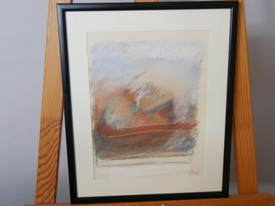une image d'une image d'une peinture sur un chevalet